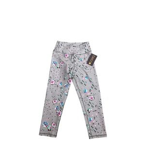 Becco Women's Cropped‎ Floral Legging Athletic Yoga Pants Size Small